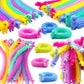 Yzxodn 30 Pack Stretchy Strings Fidget Toys - Vibrant Sensory Toys For Kids And Adults Stress Relief - Anti-Anxiety Autism Toys