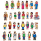 The Freckled Frog - Ff420 My Family - Set Of 30 - Ages 1+ - Inclusive Wooden Blocks For Toddlers - Includes Grandparents, Moms,