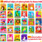 Geefuun 28PCS Mini Coloring Books for Kids Party Favors: Ages 2-4 4-8 - Birthday Gifts Small Goodie Bags Stuffer Fillers Bulk Sc