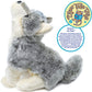 VIAHART Wolcott The Wolf | 11 Inch Stuffed Animal Plush | by Tiger Tale Toys