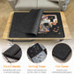 Lavievert Jigsaw Puzzle Board With 8 Sorting Trays & Cover, Portable Puzzle Mat, Lightweight Felt Puzzle Plateau For Adults, Large Puzzle Table Storage Holder For Up To 1500 Pieces - Black