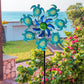 Coozzyhour 39'' Sea Turtle Wind Spinners Garden Stake-Ocean Theme Outdoor Decorations- Metal Stake Yard Spinner-Wind Sculpture Y