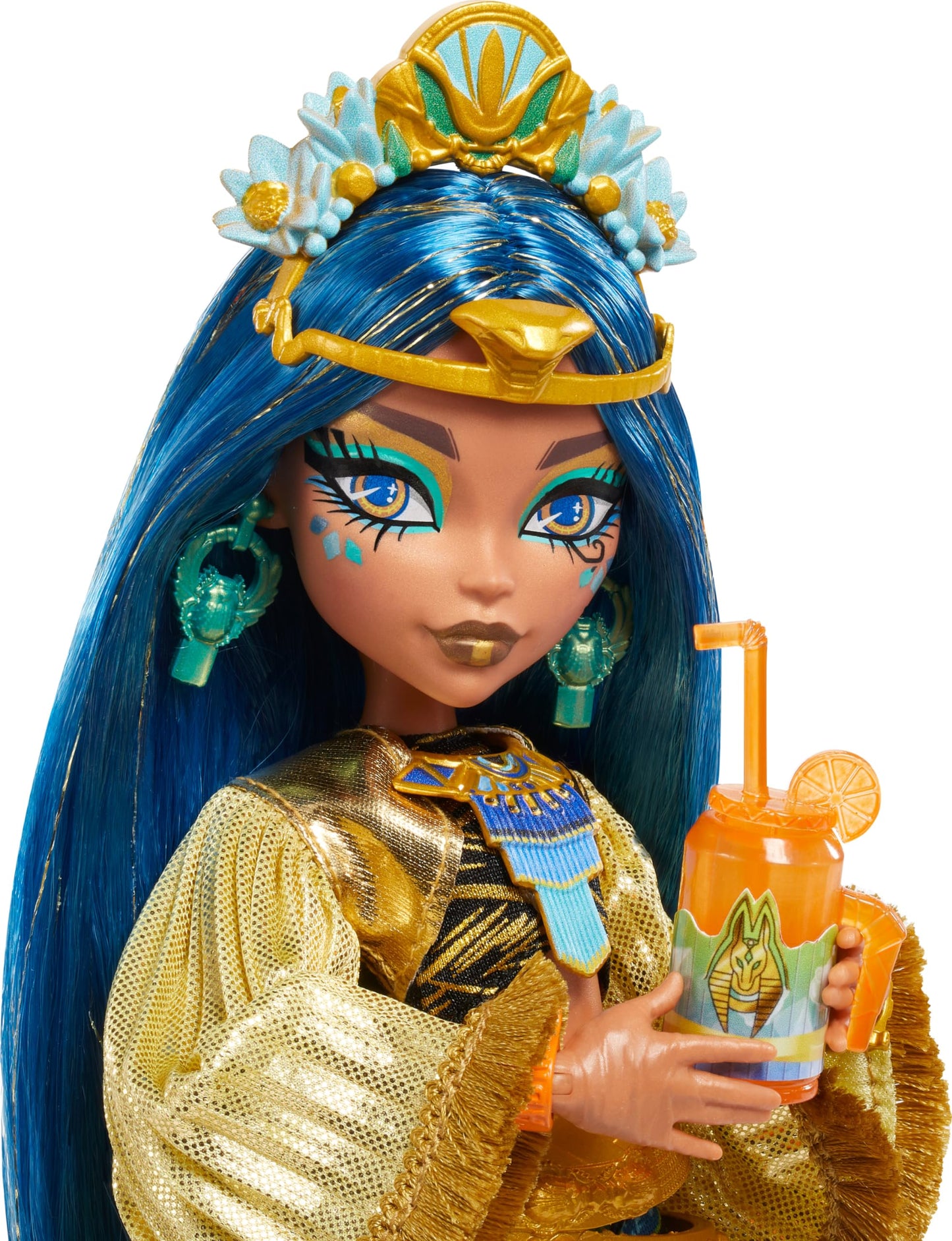Monster High Monster Fest Doll, Cleo De Nile With Glam Outfit & Festival-Themed Accessories Like Snacks, Band Poster, Statement Bag & More