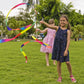 dervea 20 Pack Ribbon Dancing Wands Party Favors for Kids, Rainbow Birthday Decorations, Princess Party Supplies, Girls Party Ga