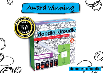 The Purple Cow Doodle Drawing Games - Creative Art Fun for Kids & Adults, Purple Party Activity, Draw Anything!