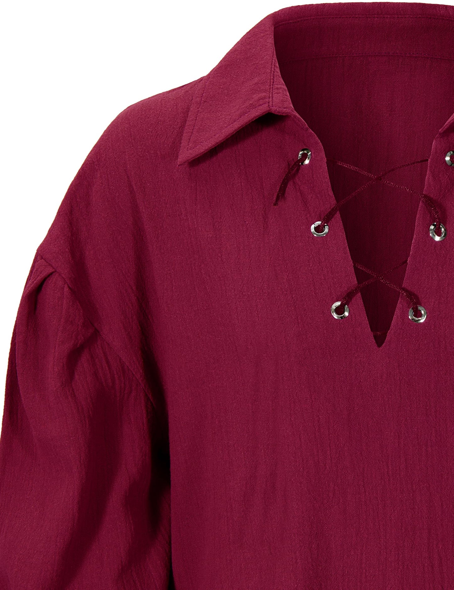 Kids Medieval Viking Pirate Renaissance Retro Costume Shirt For Boys Halloween Party Cosplay 3-4T Red