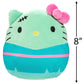 Squishmallows 8' Hello Kitty Frankenkitty- Officially Licensed Kellytoy Halloween Sanrio Plush- Collectible Soft Squishy Stuffed Animal Toy- Add To Your Squad- Gift For Kids, Girls & Boys- 8 Inch