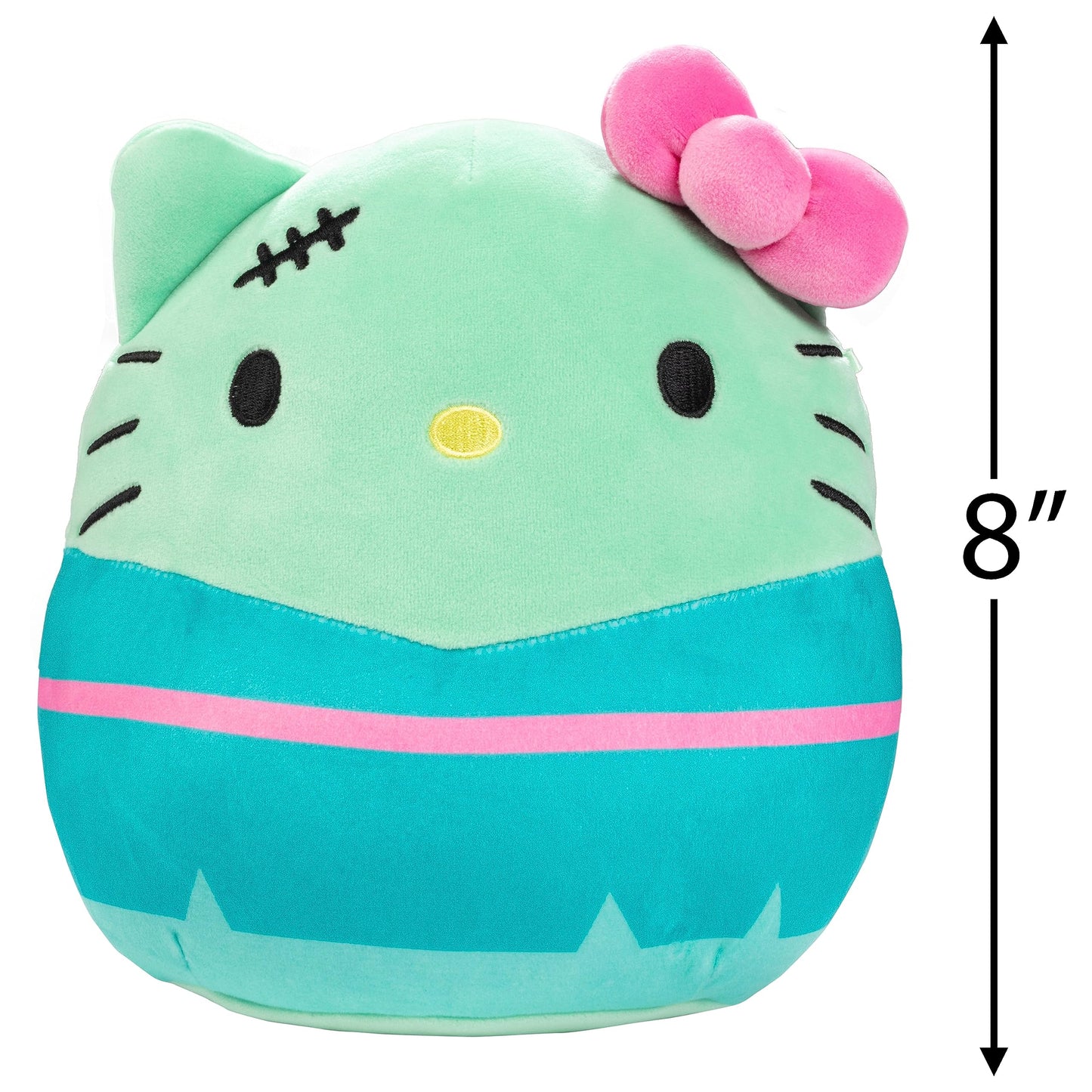 Squishmallows 8' Hello Kitty Frankenkitty- Officially Licensed Kellytoy Halloween Sanrio Plush- Collectible Soft Squishy Stuffed Animal Toy- Add To Your Squad- Gift For Kids, Girls & Boys- 8 Inch