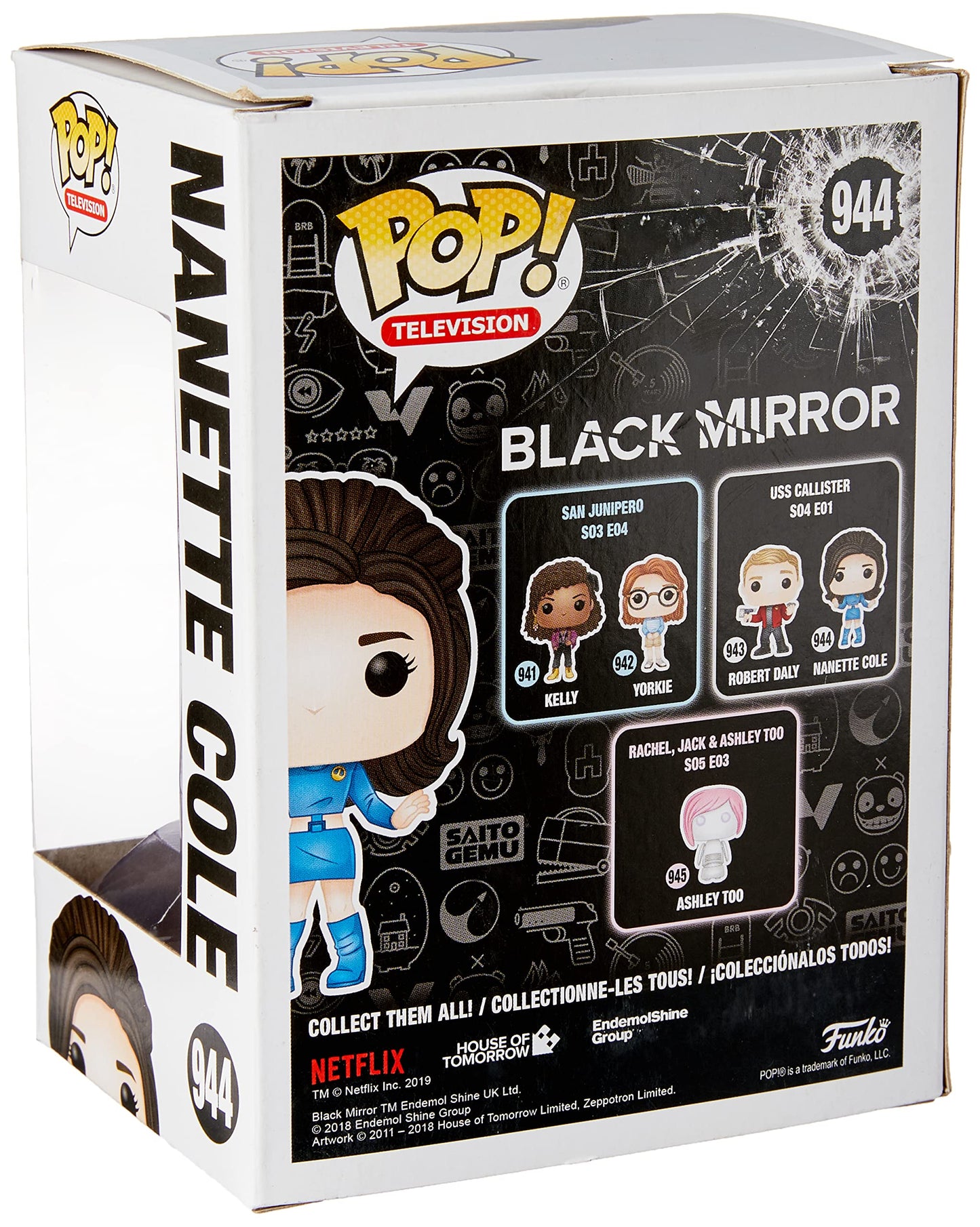 Funko Pop! Tv: Black Mirror - Robert Daly, Multicolor