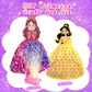 Fortand Poke-Art Crafts Kit for Kids, Princesses Craft Kits for Girls Ages 4-9 Paper Craft Kits with LED Base DIY Creative Activ