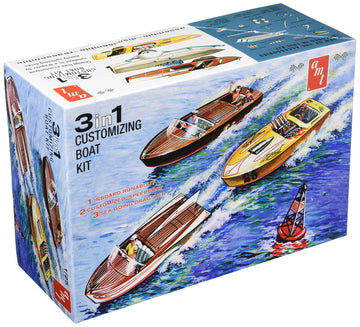 Amt Customizing Boat (3-In-1) 1:25 Scale Model Kit