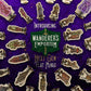 Wanderers Emporium DND Miniatures Set | 28mm-32mm Scale | Transparent Cardboard | Sinister Pack | Model WEstandees1