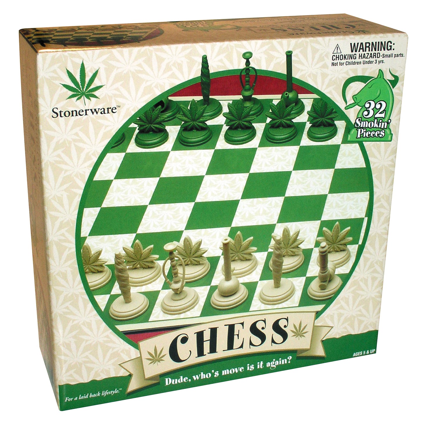ICUP Stonerware Chess Set Game - Multi-colored Plastic - One Size - Model 00747