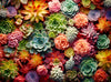 1000 Piece Puzzle For Adults - Succulent Plants Puzzle - Family Puzzle Toys, Puzzle Puzzles Gift (Succulent, 1000 Pieces)
