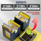 Kabinka Deck Box For Mtg With Commander Display, 3 In 1 Trading Card Storage Box Fit 200 Double-Sleeved Cards, Removable Deck Ca