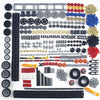 Ttlyhek 720Pcs Technical Cars Gears Cross Axles Technical Parts Accessories Wheels Connectors Pieces Sets Chain Link Pins Joints