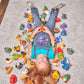 Wild Republic Rubber Ducks, Bath Toys, Kids Gifts, Pool Toys, Water Toys, Peacock, 4''