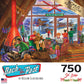Roseart - Back To The Past - Ski Lodge - 750 Piece Jigsaw Puzzle For Adults