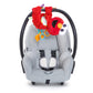 Bright Starts Sesame Street Elmo Travel Buddy Plush Takealong Stroller Or Carrier Toy, Ages 012 Months