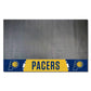 FANMATS 14206 Indiana Pacers Vinyl Grill Mat - 26in. x 42in. - Deck Patio Protective Mat | Oil, flame, and UV resistant