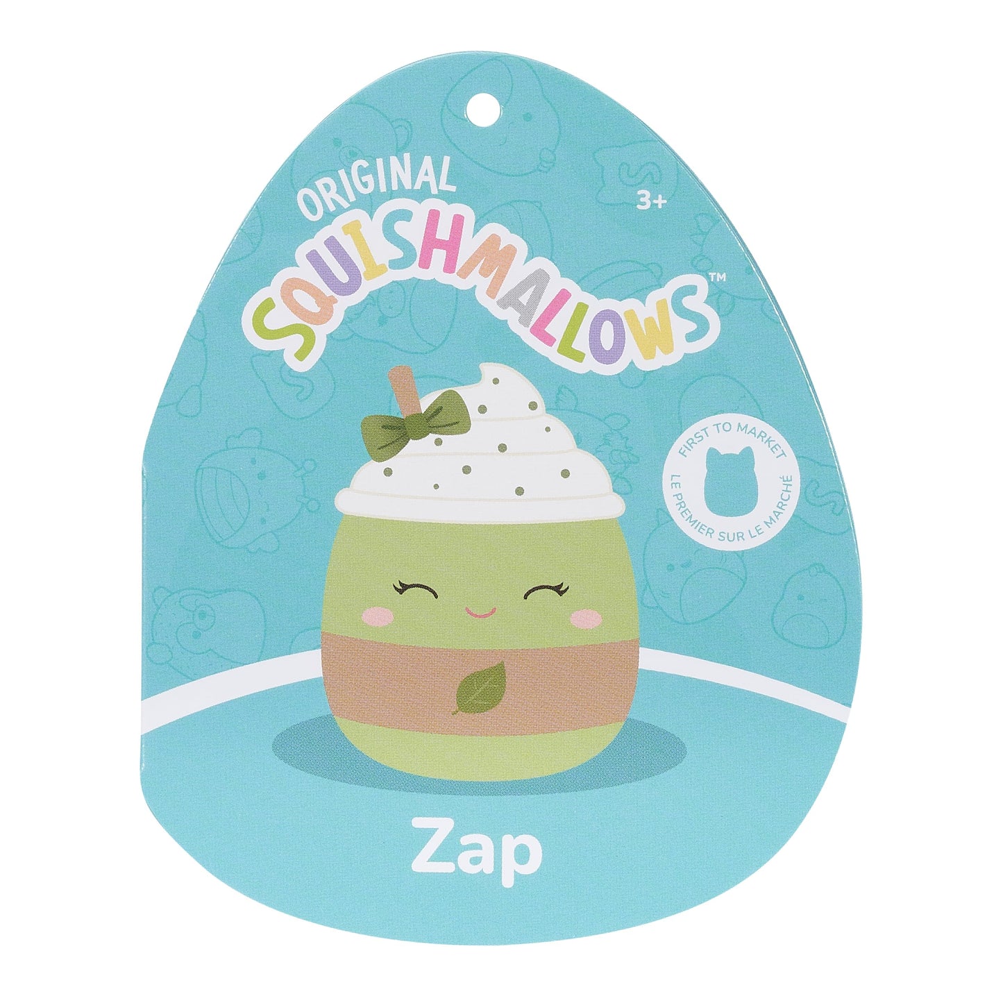 Squishmallows Original 16In Zap The Iced Matcha Latte - Official Jazwares Plush (Large)