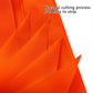 Consummate 100ft Orange Pennant Banners - 60PCS Plastic Triangle Flags for Parties, Grand Openings, Kids' Birthdays