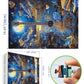 Miniwan 1000 Piece Jigsaw Puzzles For Adults- Fantasy Guitar Moonlight Puzzle - Blue Night Sky With Butterflies Challenging Puzz