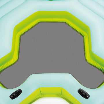 Intex Seascape Inflatable Island Float Ultimate Water Hangout Lounge With Built In Cooler Area, Cup Holder, And Oversized Backrests
