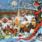 Buffalo Games 300 Piece Jigsaw Puzzle - Small Town Christmas - Multicolor - Challenging Fun for Adults - Model 22624 - 21.25 x 15.00