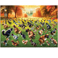 WOODEN.CITY Puppies Poopies Wooden Puzzles for mature-themeds 1000 Pieces - Made in EU - Size 21.25 x 15.5 in - Funny Gifts
