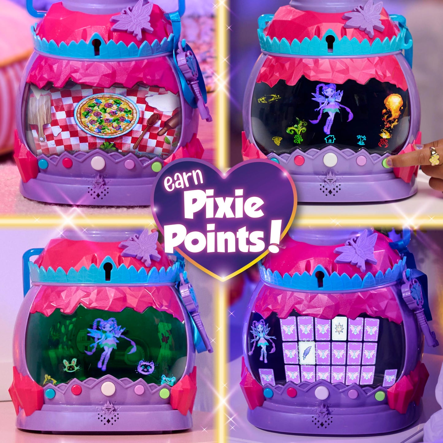 Holobrite Pixie Lantern, Virtual Dancing And Interactive Games, Includes 5-Inch Pixie Doll, Over 200 Ways To Play