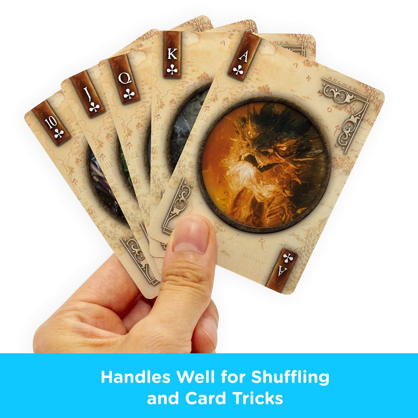 Aquarius The Hobbit Playing Cards - The Hobbit Themed Deck Of Cards For Your Favorite Card Games - Officially Licensed The Hobbit Merchandise & Collectibles