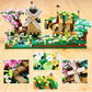 Kadablk Sakura Tree House Plant Micro Block Building Set,Friendship Windmill Model Construction Set,1200 Pcs For Adults And Kid