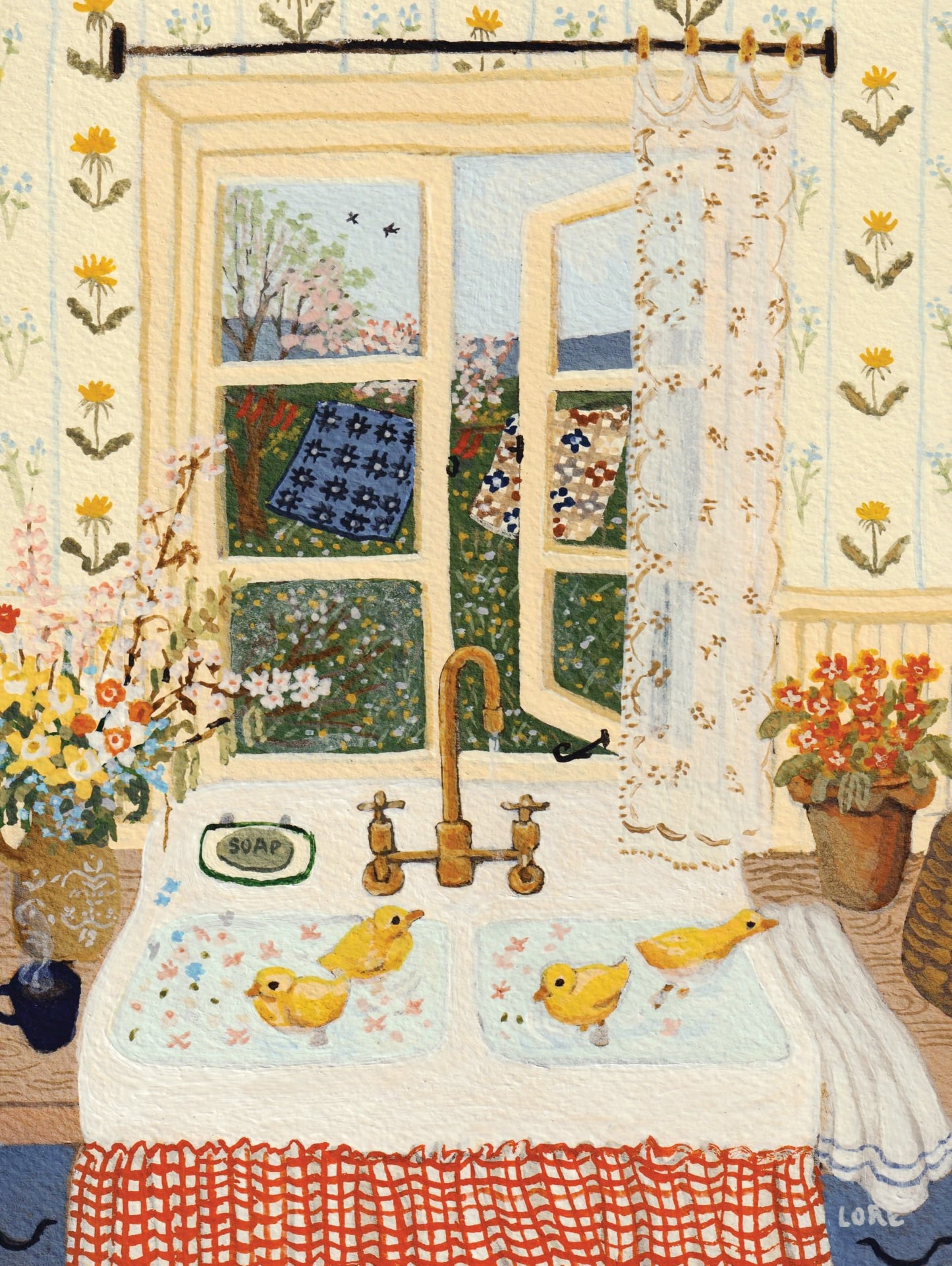 New York Puzzle Company - Lor   Pemberton Forget-Me-Not Spring - 1000 Piece Jigsaw Puzzle For Adults By Lor   Pemberton