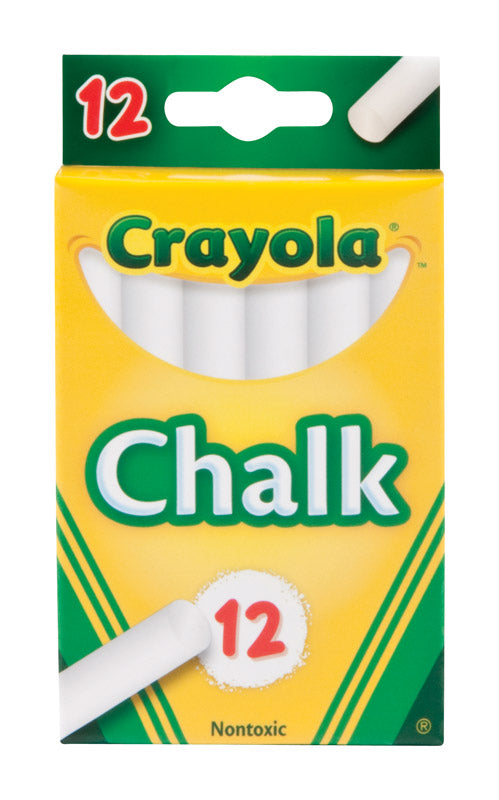 CHALK WHITE 12 STICKS (Pack of 1)