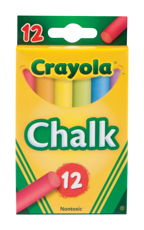 Chalk Colored 12 Sticks (Pack Of 1)