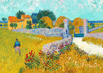 1000 Piece Puzzle For Adults Farmhouse In Provence Puzzles For Adults 1000 Piece Artwork By Vincent Van Gogh Jigsaw Puzzles 1000