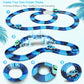 Track Car Toys, 269 Pcs Racing Tracks Toy, Create A Frozen World Race Road, Flexible Tracks Playset & 2 Pcs Cool Race Cars, Toddler Toys Birthday Gifts For Age 3 4 5 6 Year Old Boys Girls
