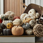 Mud Pie, Gray Braided Rope Pumpkin Sitter, 4 3/4'' X 6 1/2'' Dia