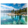 MyPuzzle The Beautiful Crystal Clear Waters of Lake Tahoe - enhanced 100 Piece Jigsaw Puzzle for mature-themeds