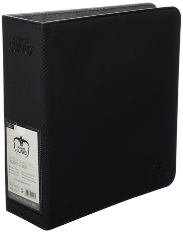Ultimate Guard Collector'S Album Compact | Trading Card Collection Binder With Black Xenoskin Cover & Reinforced 3 Heavy Duty D-Ring | Perfect For Tcg Sleeves | Holder Album