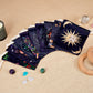 Xsylohxl Tarot Bag Kit 9 Pcs Tarot Card Bags And Pouches Tarot Deck Holder Storage Gift Velvet Bags With Sturdy Drawstrings Also