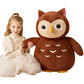Earthsound Giant Owl Stuffed Animal Plush Toy,Large Owl Jumbo Cute Soft Toys,Big Size Huge Fluffy Plushy Oversized Fat Plushie,G