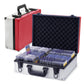 Tcguard Toploader Storage Box For 3'*4' 35Pt Toploaders, Waterproof, Anti-Skid, Card Storage Box With Dividers, Fits Trading Cards And Sports Cards (Holds 600+ Toploaders-Red)