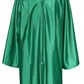 Gradplaza Shiny Choir Robe Kindergarten Preschool Graduation Gown Shiny Graduation Gown For Kids Emerald Green Size 33