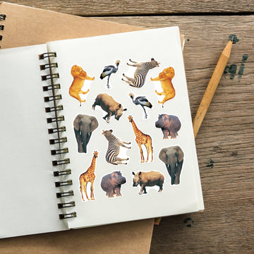 Carson Dellosa Wild Animals Stickers Pack, 84-Piece Classroom Stickers, Multi-Color, Perfect for Incentive Charts and Rewards