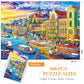 ALL4JIG Harbor City Fun Jigsaw Puzzles for Adults and Kids, 500 Pieces, 19 x 14, Christmas Secret Santa Gift, White Elephant Gif