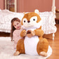 Ikasa Large Squirrel Stuffed Animal Plush Toy,23' Giant Cute Jumbo Soft Toys,Huge Big Size Fluffy Plushy Fat Gigantic Plushie,Gifts For Kids