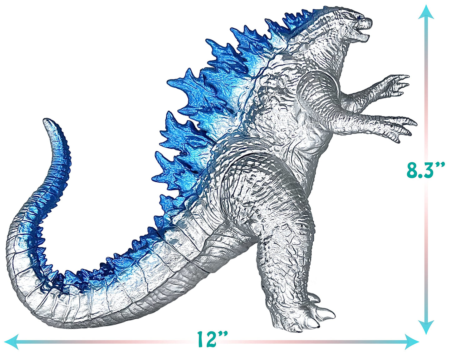 Twcare Mega Godzilla Vs Kong Movie Series Action Figure Toy, Movable Joints Birthday Gift For Boys And Girls, Travel Bag