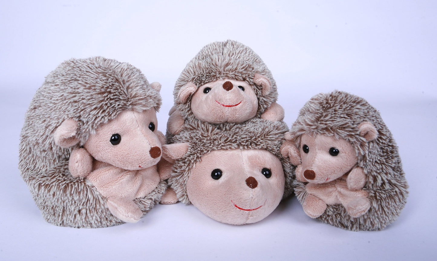 DILLY DUDU Hedgehog Plush Toy, Soft Stuffed Animal Gift for Children, 6 Inches, Brown